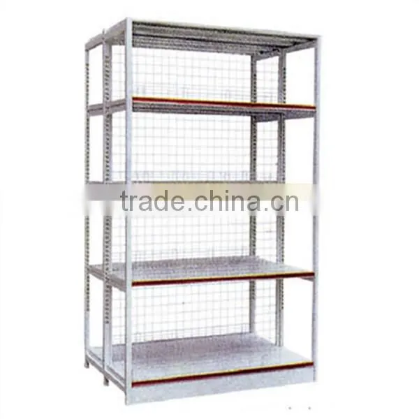 China metal book storage glass bathroom shelf