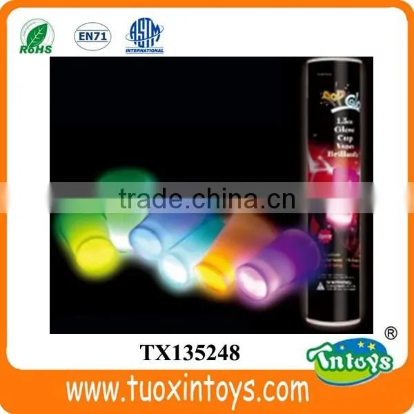 6 pcs glow in the dark plastic cup