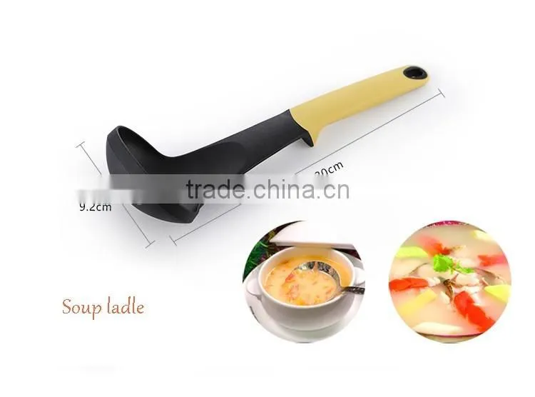 HF-217 7pcs New designed practical colorful nylon kitchen cooking utensils set