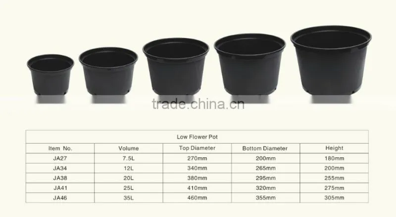 1 gallon 4L nursery flower pot