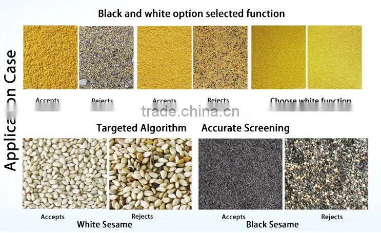 China Manufacture CCD rice color sorter machine / ccd camera color sorter