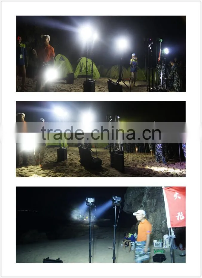 2*50W High power extensible mobile rechargeableled work light china supplier
