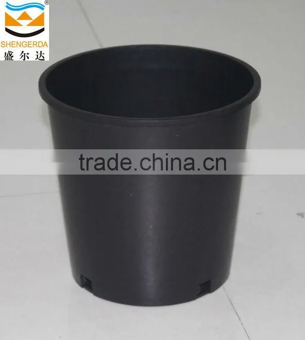 black gallon pot 1#2#5# for nursery garden plastic flower pots