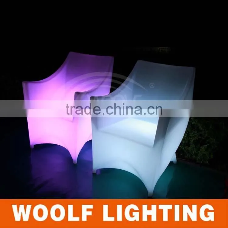 LED Glowing Bar Club Waterproof Outdoor Chair