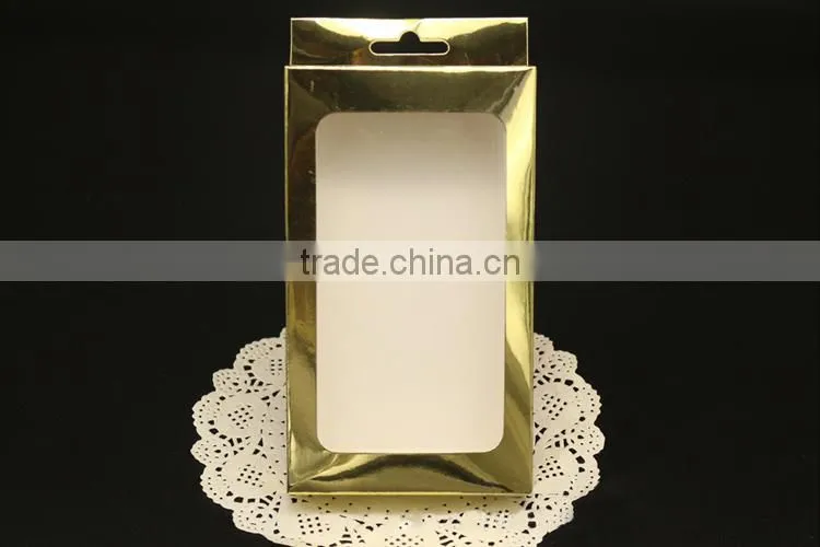 Aluminum paper retail cell phone case packaging,custom box packaging,cell phone packaging paper box