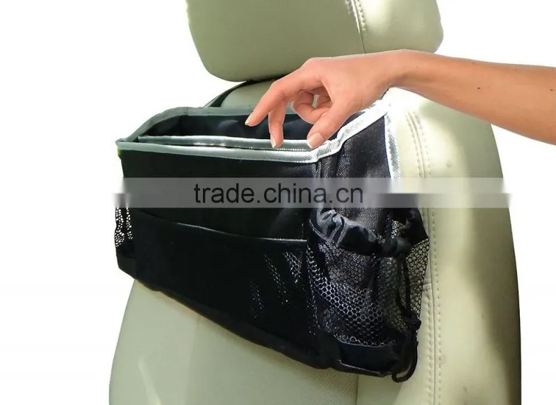 Front and Seat Back Storage back seat tray car organizer