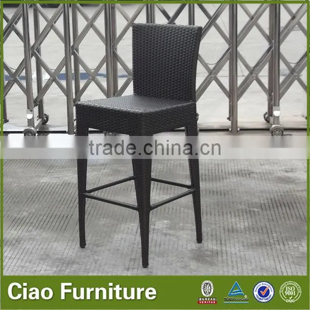 bistro club pe rattan bar table and chair