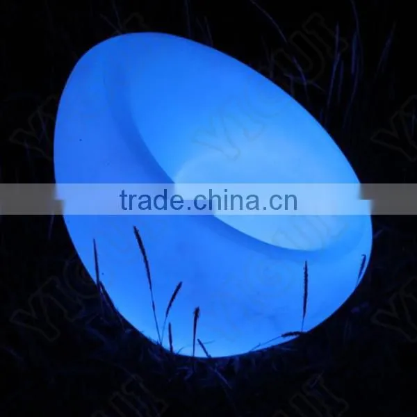 PE remote control battery operated LED apple Bar Chair