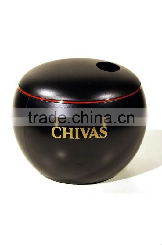 plastic pp round tin ice bucket