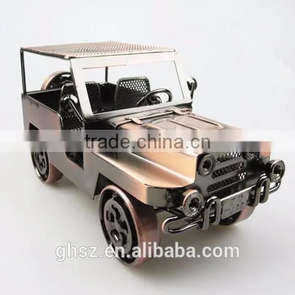 Custom travel souvenirs metal antique four-wheel dune buggy model