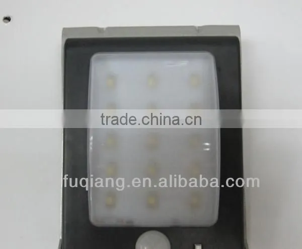 FQ-505 Led garden through the wall sensor lights outdoor wall mounted solar sensor lights