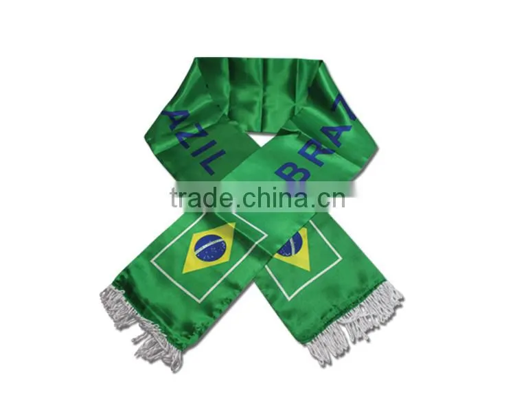 Foot ball Fans Scarf for 2014 World Cup, Olympics fans gear, cheering scarf