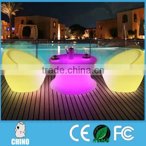 Plastic bar furniture led chair lighted Glowing Led chair sofa