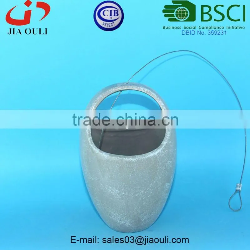 BSCI Audit Factory Sky planter hanging flower pot for home and garden decorations