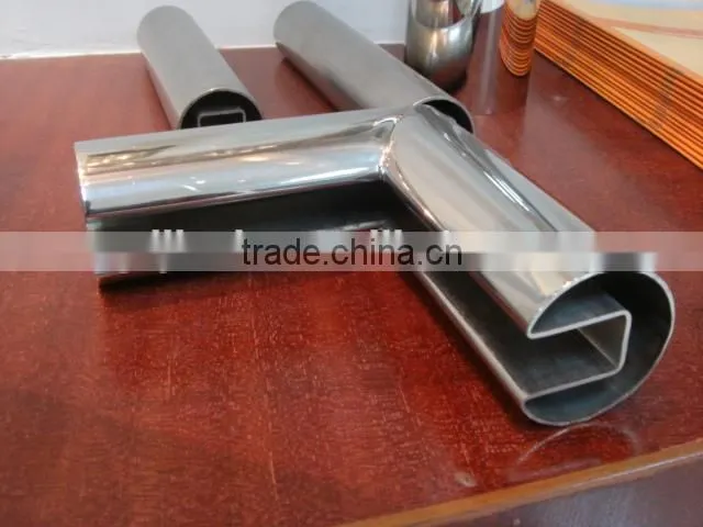 Guangzhou Manufactory Inox 304 Oval Channel Pipe