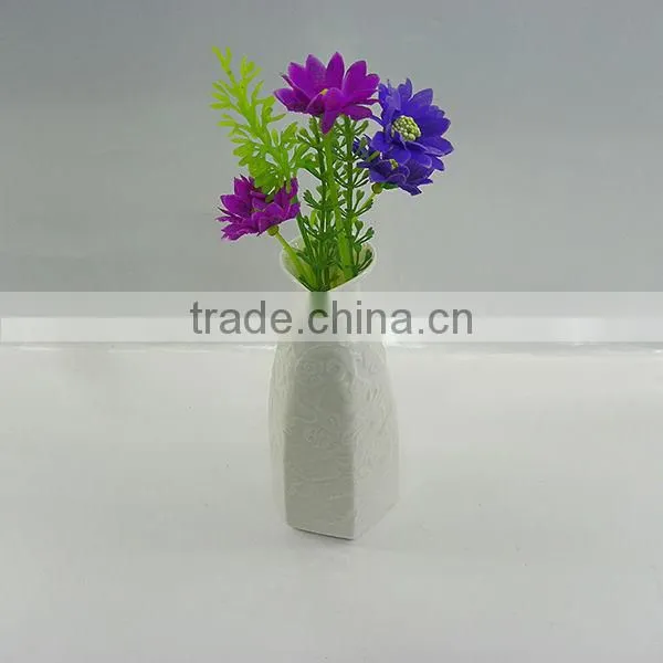 Beautiful white ceramic vase