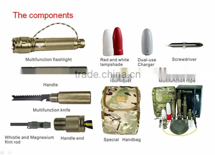Tactical Multifunction Survival Shovel for Outdoorsman