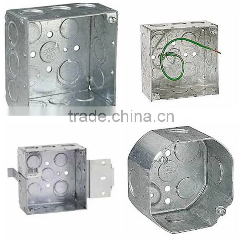 Galvanized conduit switch &sochet box dual