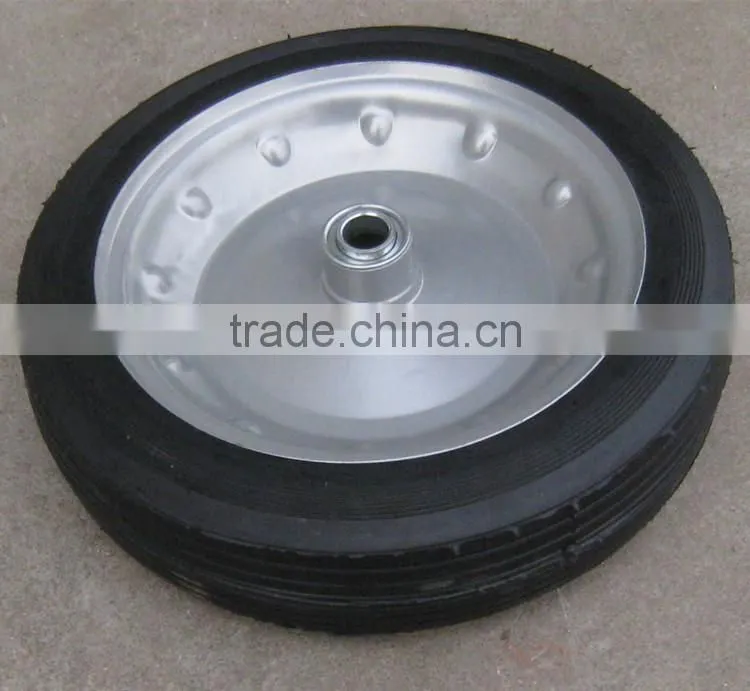 Heavy duty metal rim solid wheels 12 Inch made in China OEM