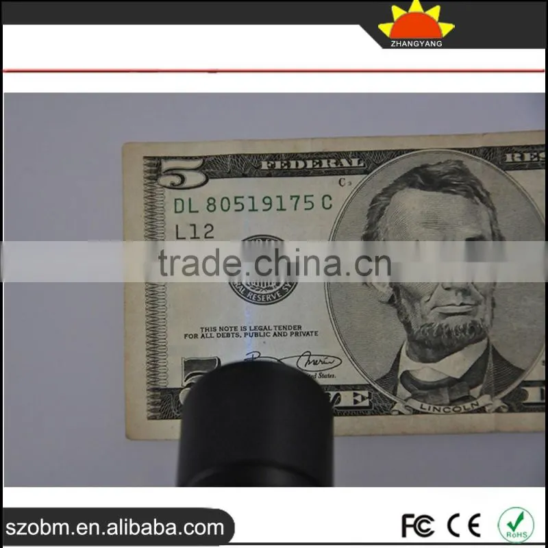 2016 Lastest OEM Aluminum Alloy 9 LED UV LED Flashlight Torch