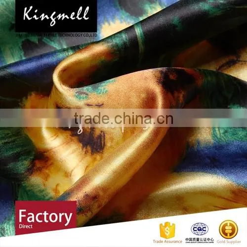 Elegant Digital Printed Silk Scarf for Ladies in Spring and Autumn