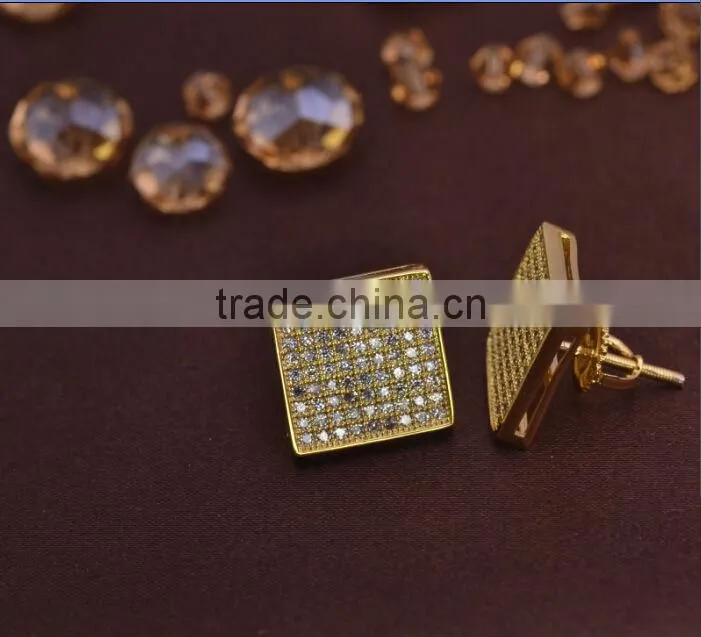 screw back silver men earrings