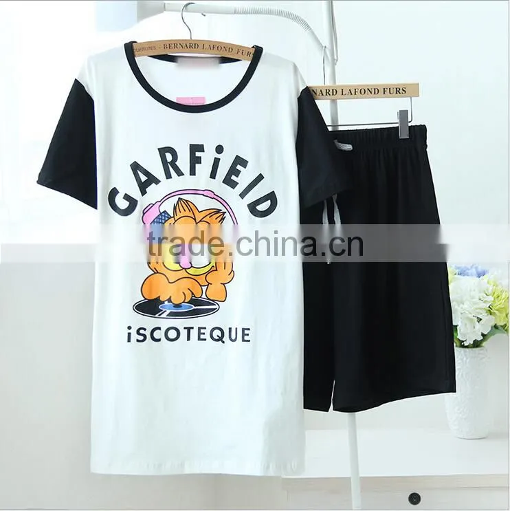100% Cotton Wholesale Summer adult Pajama Sets