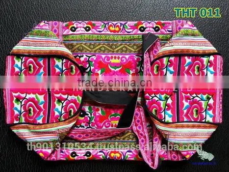 Thai Embroidered HMONG Hill Tribe Travel Bag THT 011