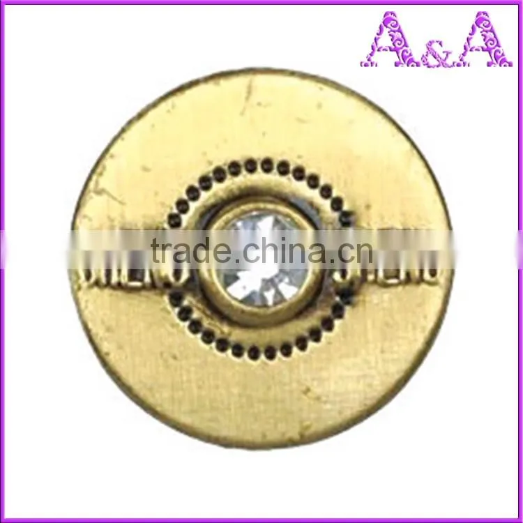 custom stone jeans buttons with rhinestone for apparel various designs customized