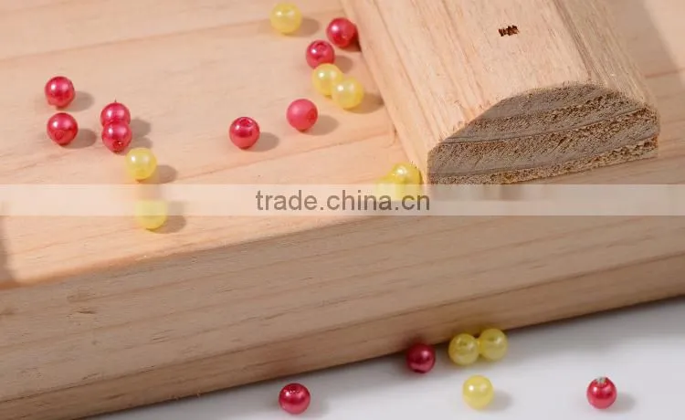 Painted Colors Plastic Beads