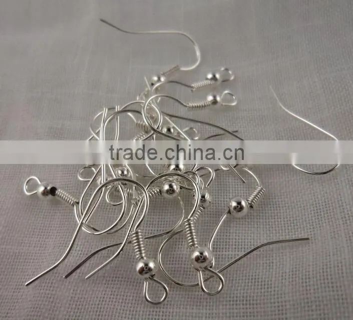 Cheapest Earring Hooks Jewelry Findings Ear Wire For Jewelry Making DIY Fish Hook Ear Coil U Pick
