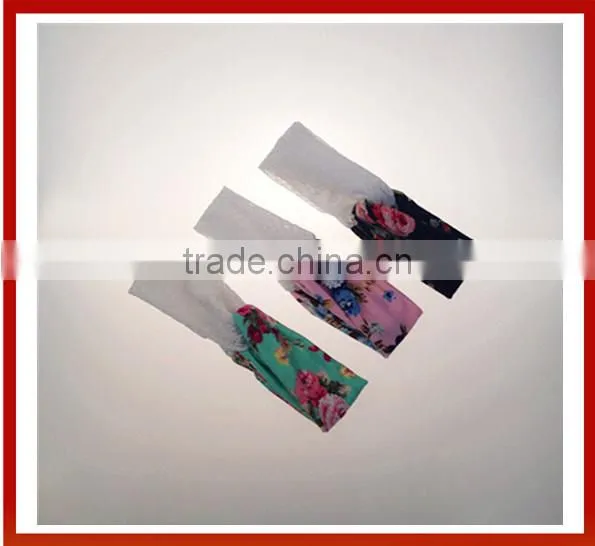 Lovely Printing Bow Cross Wide Headband/Women Boho Bohemian Party Cross Cotton Floral Flower Hair Headband