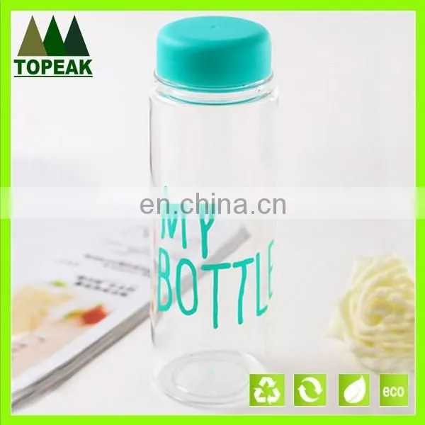 New products 2016 fashion BPA free Plastic water bottle Tritan drinking bottle