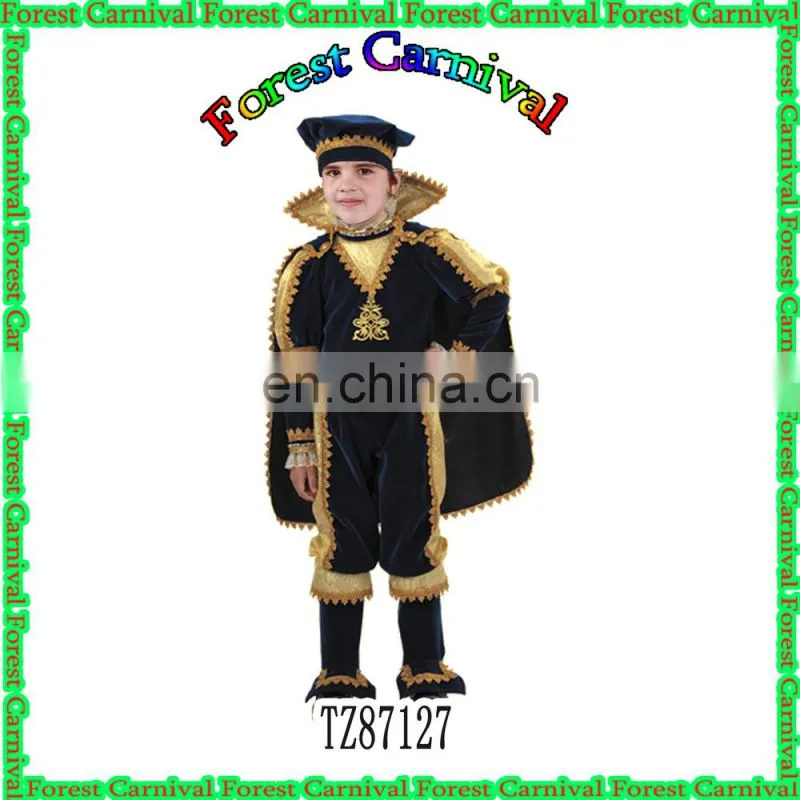 TZ-8240 Black King Boy King Costume For Kids