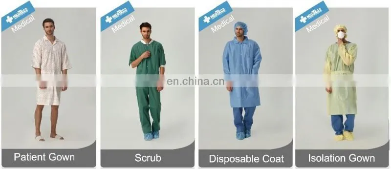 Wrap-over Comfortable Hospital Patient Gown