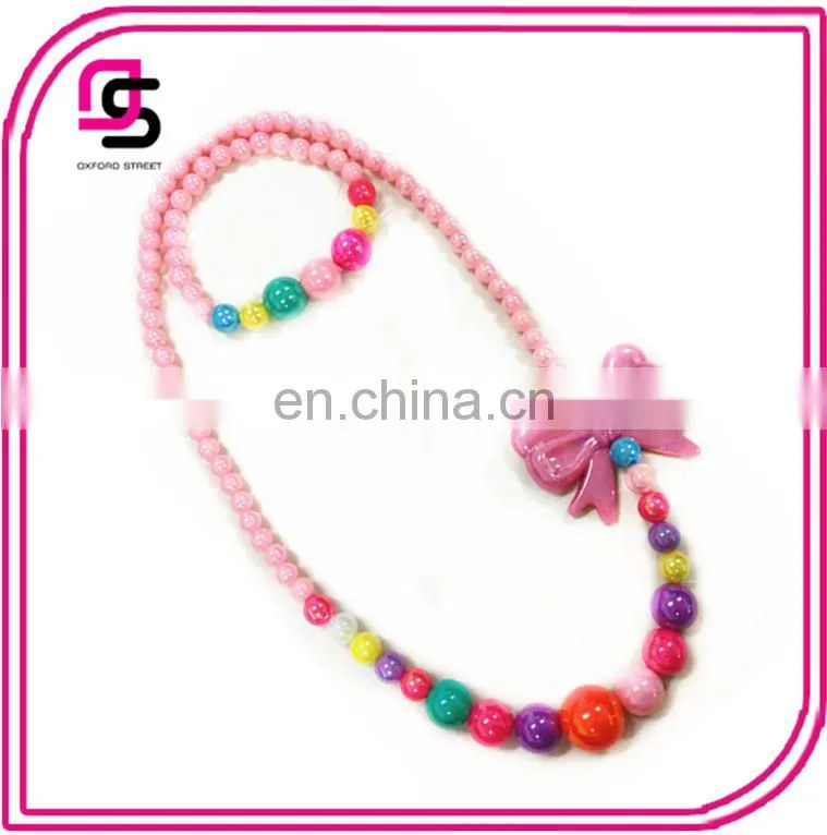 2015 Wholesale Fashion Necklace And Bracelet Jewelry Set For Children