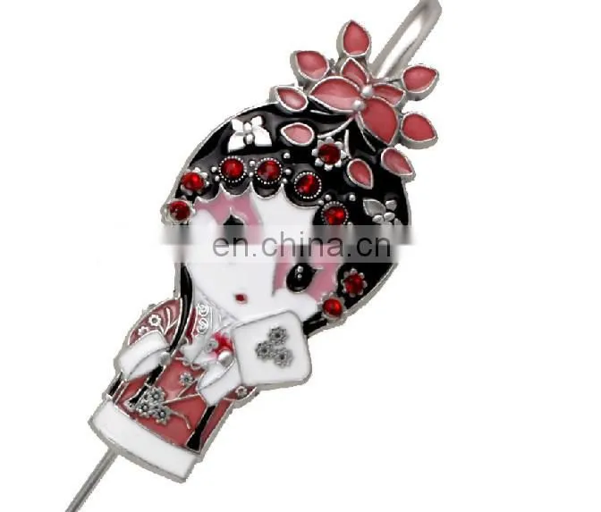 stainless steel enamel butterfly bookmark
