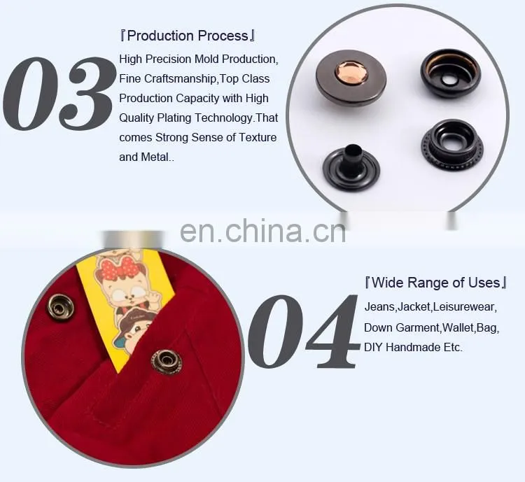 Rhinestone Snap button fro Jacket Decoration BM10802