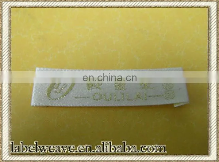 women's fashion woven main label