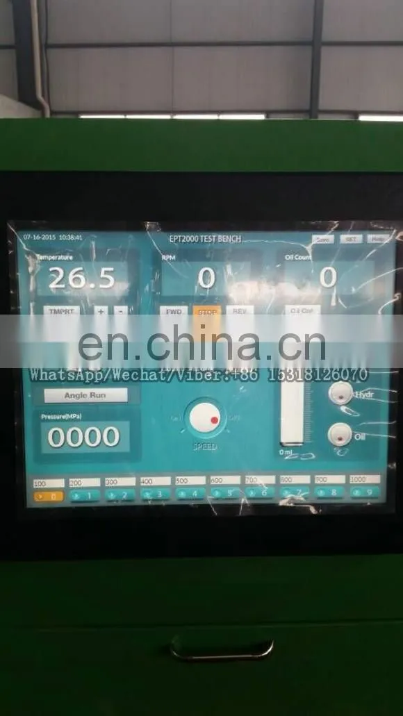 EUI/EUP INJECTOR TEST BENCH
