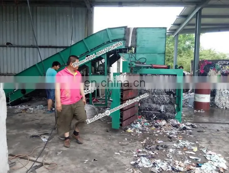 Automatic Hydraulic press packing /PET bottle baling machine / cotton baler machine