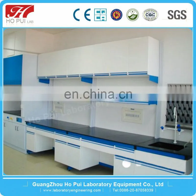 stainless steel laboratory furniture fume hood and lab island bench for work