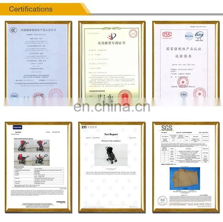 aluminum alloy frame luxury baby carriage with EN1888 certificate