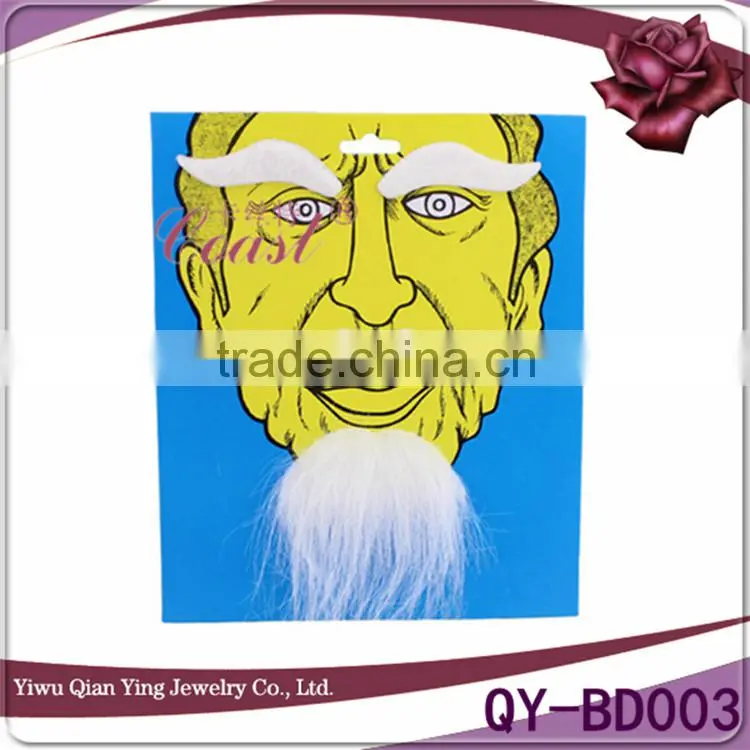 cheap party fake moustache and eyebrow for sale