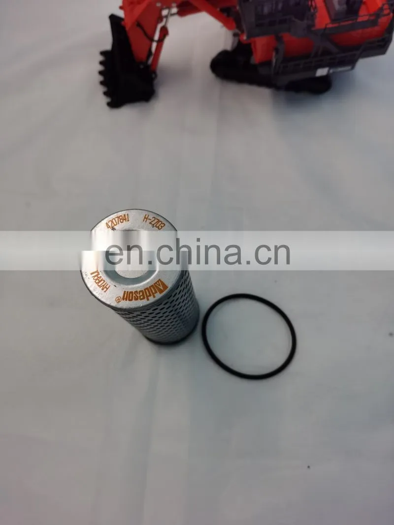 HOT SELLING excavator parts hydraulic filter H-2703 4207841 for ZX210,ZX230