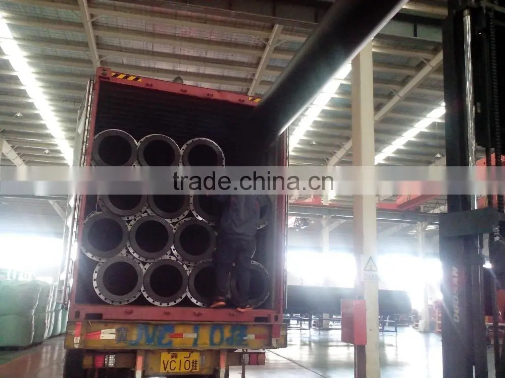 tianjin flanged pipe for sand slurry delivery