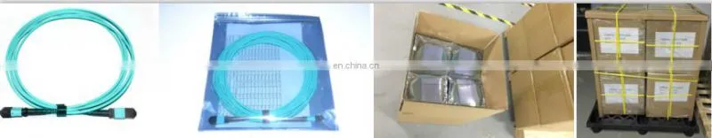 8 12 24 cores Multimode OM3 MTP MPO Cable for Date center