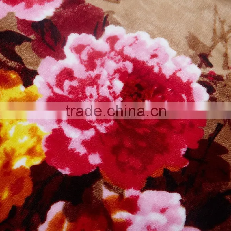 Competitive price oem elegant home textile 4 pcs micro fleece flowel print guy bedding sets
