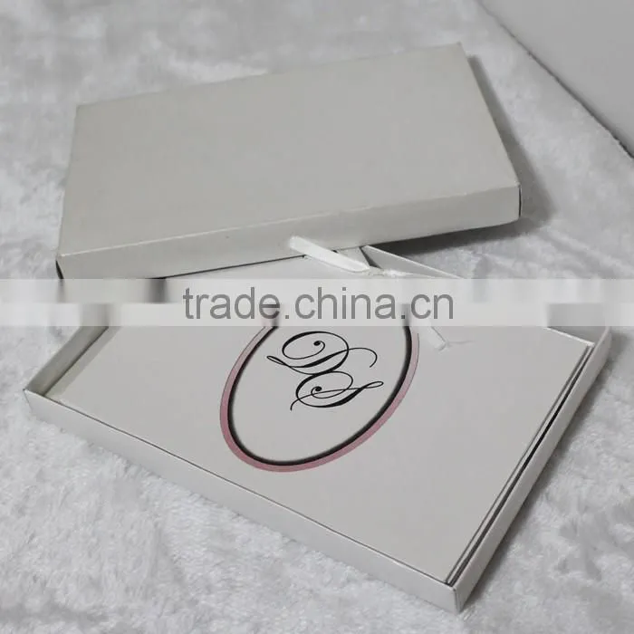 2016 Handmade Silver Glitter Paper Luxury Brooch Wedding Invitation Cards