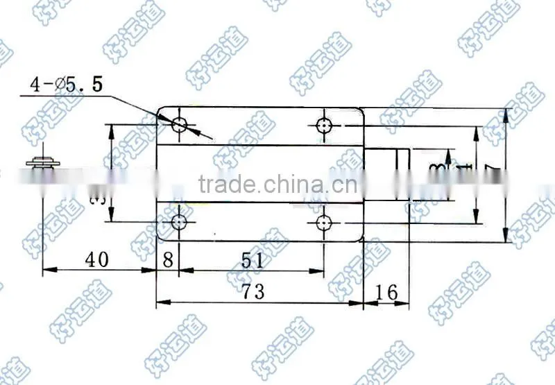 03112 Truck latch trailer body latch slam lock